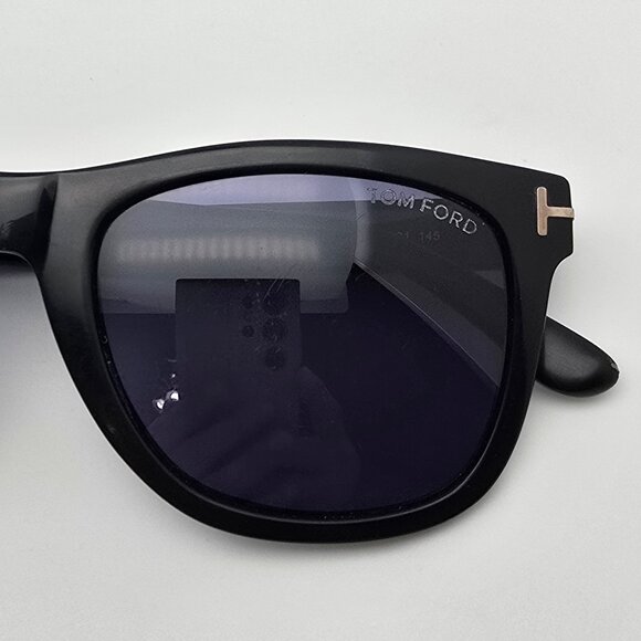 *SOLD* Tom Ford TF336 01V Leo Black Frame Grey Lens Sunglasses w/ Case Italy - Picture 12 of 15